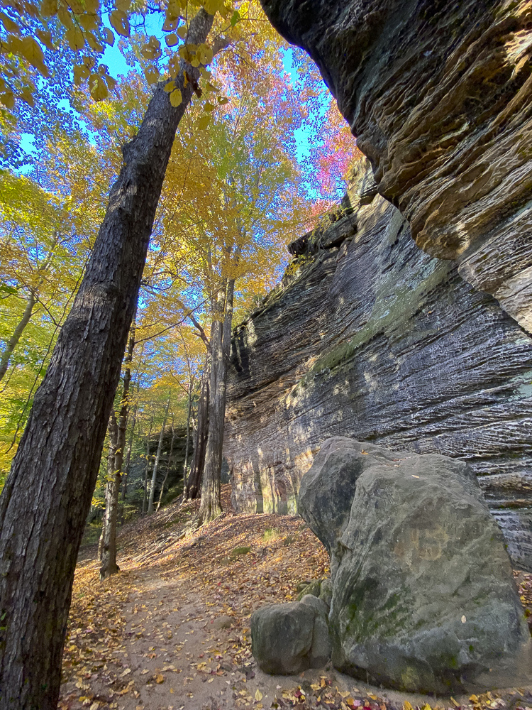 Ledges Trail in fall